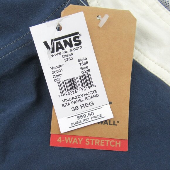 Vans Era USA Striped Boardshort Swim Trunks Mens Size 38 NEW - Picture 13 of 14